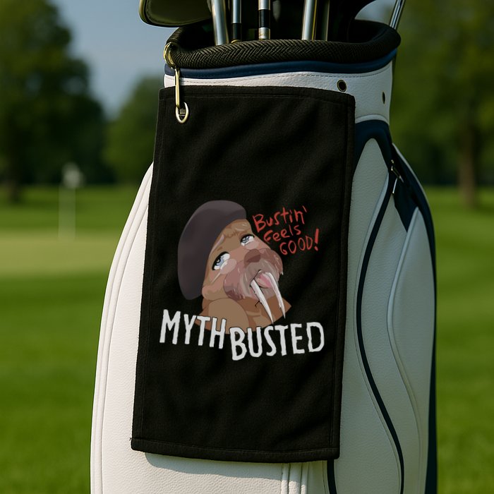 Nasty Myth Busted Golf Towel