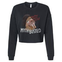 Nasty Myth Busted Cropped Pullover Crew