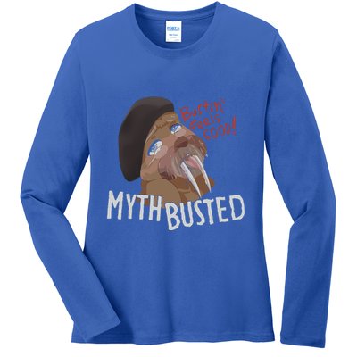 Nasty Myth Busted Ladies Long Sleeve Shirt