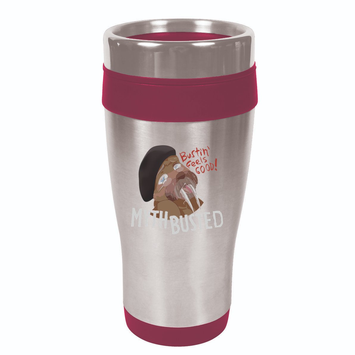 Nasty Myth Busted 16oz Travel Tumbler