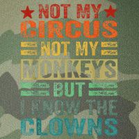 Not My Circus Not My Monkeys But I Know The Clowns Legacy Tie Dye Trucker Hat
