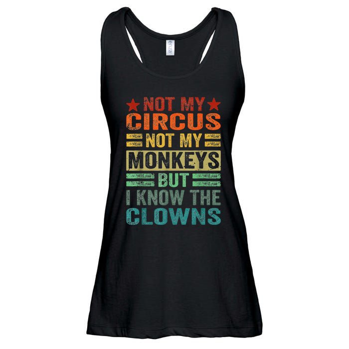 Not My Circus Not My Monkeys But I Know The Clowns Ladies Essential Flowy Tank