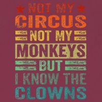 Not My Circus Not My Monkeys But I Know The Clowns 16oz Travel Tumbler