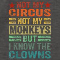 Not My Circus Not My Monkeys But I Know The Clowns Vector Backpack