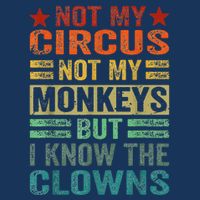 Not My Circus Not My Monkeys But I Know The Clowns Infant Baby Jersey Bodysuit