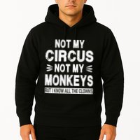 Not My Circus. Not My Monkeys. But I Know All The Clowns Hoodie