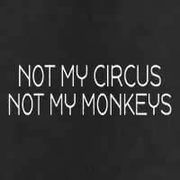 Not My Circus Not My Monkeys Sarcasm Fun Beanie