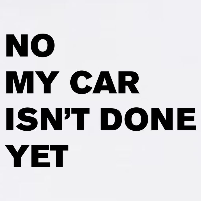 No My Car Isn’t Done Yet Funny Youth Performance Sprint T-Shirt