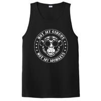 Not My Circus Monkeys Funny Monkey Animal Lover Graphic PosiCharge Competitor Tank