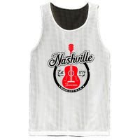 Nashville Music City Tennessee Cool Gift Country Music City Guitar Mesh Reversible Basketball Jersey Tank