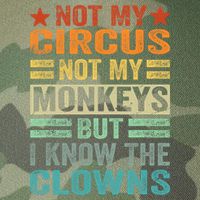 Not My Circus Not My Monkeys But I Know The Clowns Legacy Tie Dye Trucker Hat