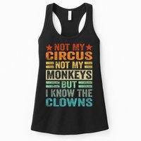 Not My Circus Not My Monkeys But I Know The Clowns Womens Tank Top