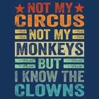 Not My Circus Not My Monkeys But I Know The Clowns Infant Baby Jersey Bodysuit