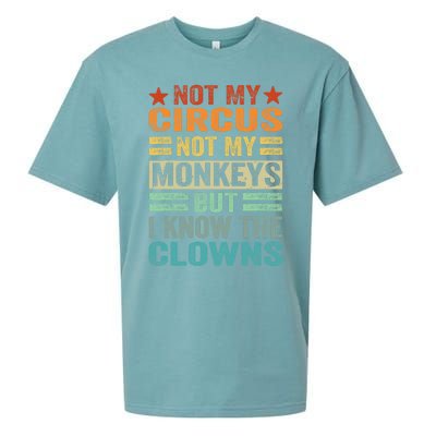 Not My Circus Not My Monkeys But I Know The Clowns Sueded Cloud Jersey T-Shirt