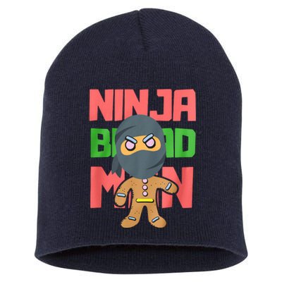 Ninjabread Man Christmas Short Acrylic Beanie