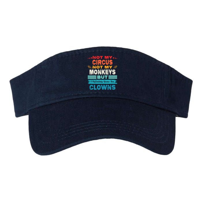 Not My Circus Not My Monkeys But I Definitely Know The Clown Visor