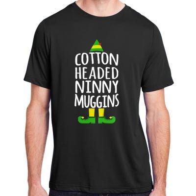 Ninny Muggins! Cotton Headed Funny Christmas Cool Gift Adult ChromaSoft Performance T-Shirt