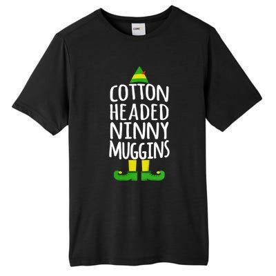 Ninny Muggins! Cotton Headed Funny Christmas Cool Gift Tall Fusion ChromaSoft Performance T-Shirt