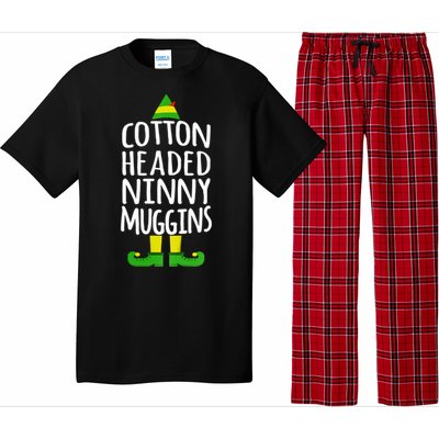 Ninny Muggins! Cotton Headed Funny Christmas Cool Gift Pajama Set