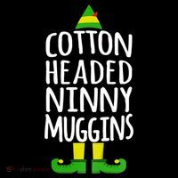 Ninny Muggins! Cotton Headed Funny Christmas Cool Gift Flatbill Hat