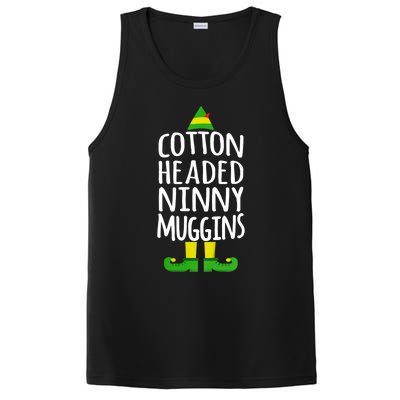 Ninny Muggins! Cotton Headed Funny Christmas Cool Gift PosiCharge Competitor Tank