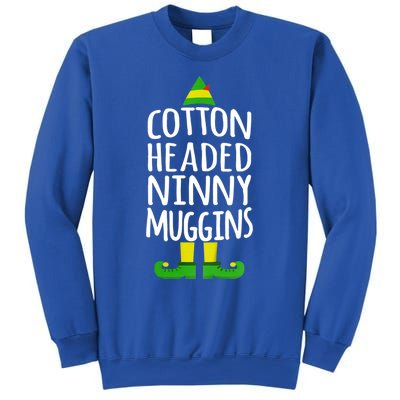 Ninny Muggins! Cotton Headed Funny Christmas Cool Gift Sweatshirt