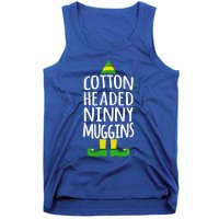 Ninny Muggins! Cotton Headed Funny Christmas Cool Gift Tank Top