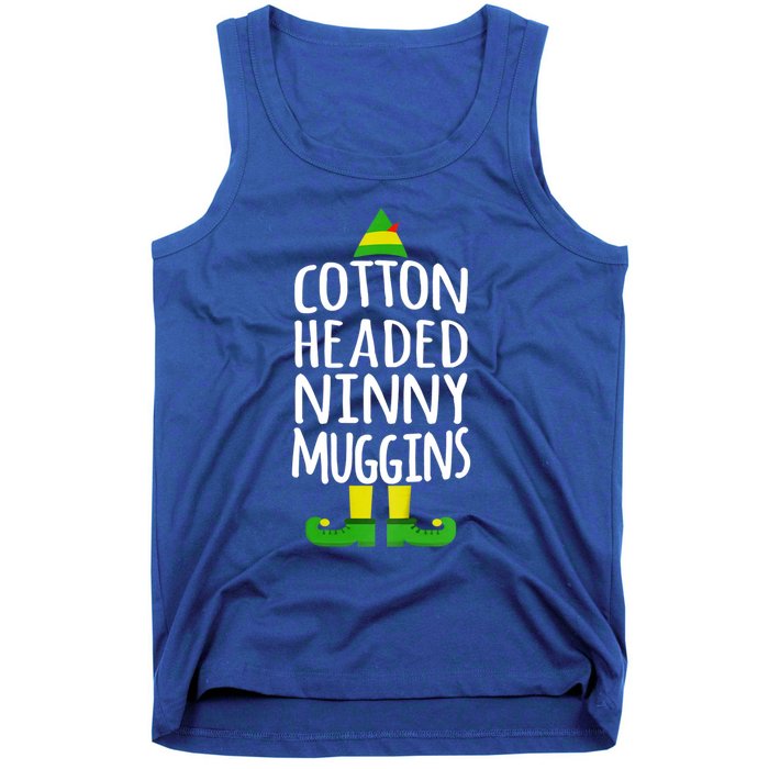 Ninny Muggins! Cotton Headed Funny Christmas Cool Gift Tank Top