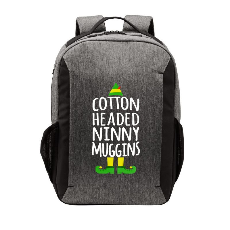 Ninny Muggins! Cotton Headed Funny Christmas Cool Gift Vector Backpack