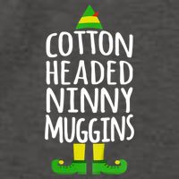 Ninny Muggins! Cotton Headed Funny Christmas Cool Gift Vector Backpack