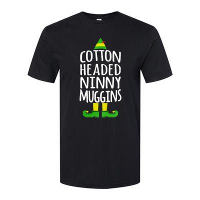 Ninny Muggins! Cotton Headed Funny Christmas Cool Gift Softstyle CVC T-Shirt