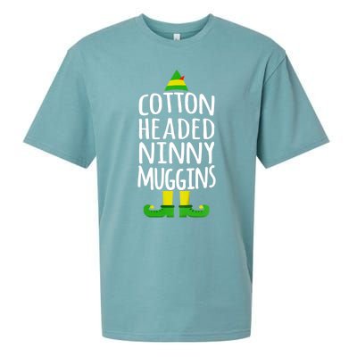 Ninny Muggins! Cotton Headed Funny Christmas Cool Gift Sueded Cloud Jersey T-Shirt