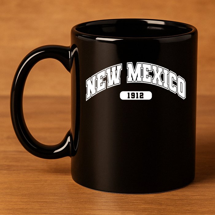New Mexico Collegiate Style 11oz C Handle Ceramic Mug