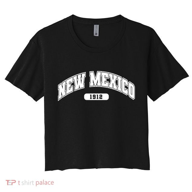 New Mexico Collegiate Style Crop Top