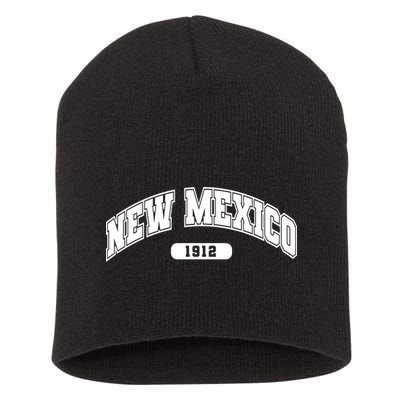 New Mexico Collegiate Style Short Acrylic Beanie