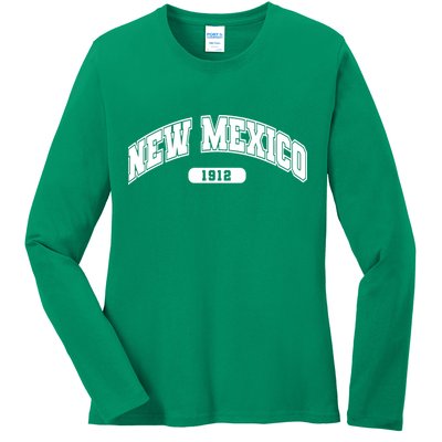 New Mexico Collegiate Style Ladies Long Sleeve Shirt