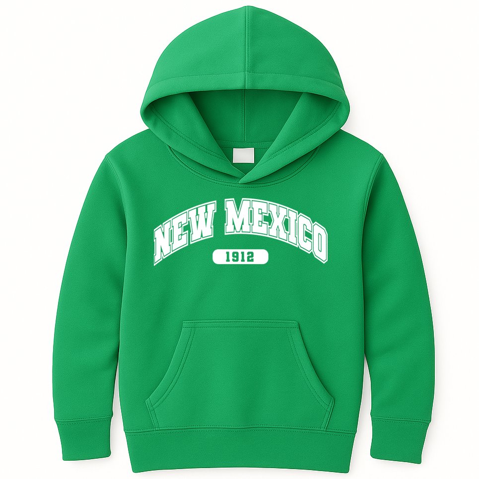 New Mexico Collegiate Style Kids Hoodie