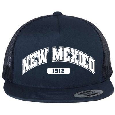 New Mexico Collegiate Style Flat Bill Trucker Hat