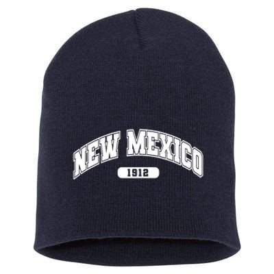 New Mexico Collegiate Style Short Acrylic Beanie