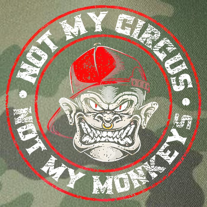Not My Circus Not My Monkeys Legacy Tie Dye Trucker Hat