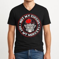 Not My Circus Not My Monkeys V-Neck T-Shirt
