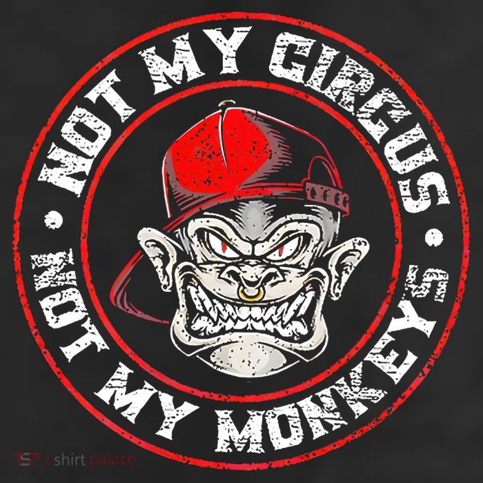 Not My Circus Not My Monkeys Adult Drive Performance Visor
