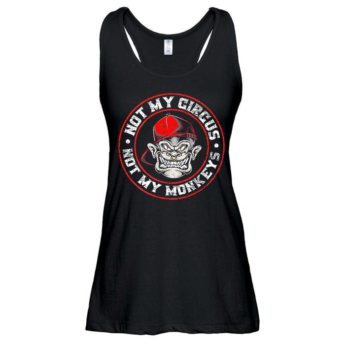 Not My Circus Not My Monkeys Ladies Essential Flowy Tank