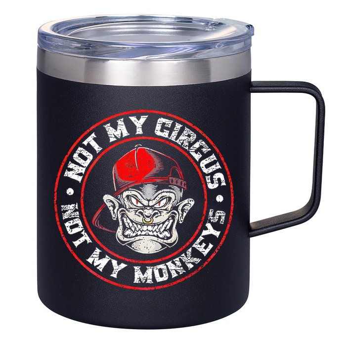 Not My Circus Not My Monkeys 12oz Stainless Steel Coffee Mug