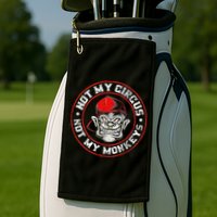 Not My Circus Not My Monkeys Golf Towel