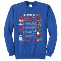 Nurses Merry Christmas Nurse Funny 12 Days Of Nursing Xmas Cool Gift Sweatshirt