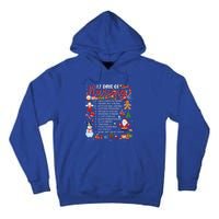 Nurses Merry Christmas Nurse Funny 12 Days Of Nursing Xmas Cool Gift Tall Hoodie