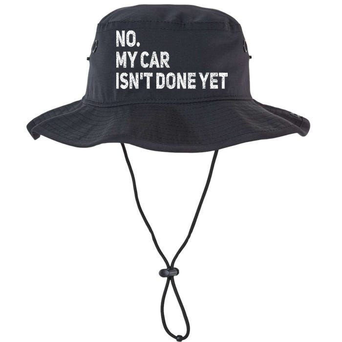No My Car Isn't Done Yet Funny Car Mechanic Garage Bucket Hat