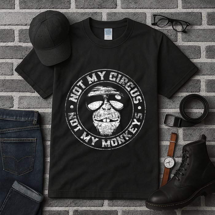 Not My Circus Not My Monkeys Tall T-Shirt