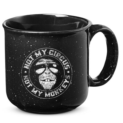 Not My Circus Not My Monkeys 15oz Campfire Ceramic Mug